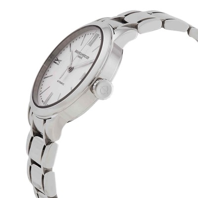 Pre-owned Baume Et Mercier Classima Automatic Silver Dial Ladies Watch M0a10495