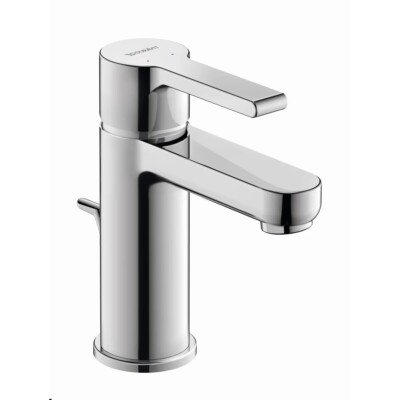 Duravit B21010001U10 Duravit B2 1-Hole Bathroom Faucet with Drain Kit in Chrome