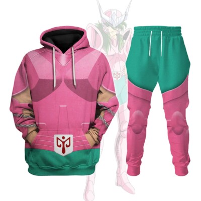 Saint Seiya Cosplay Zodiac Knight Sports Hoodie Jogging Set