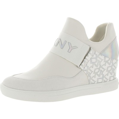 

DKNY Женские белые повседневные и модные кроссовки Cosmos 10 Medium (B,M) BHFO 0789, Silver/white/silver, Cosmos