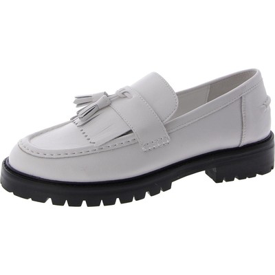Женские мокасины Steve Madden из кожи норки на волнистой подошве с бахромой BHFO 6686