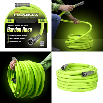 5/8 In X 75 Ft. Heavy Duty Lightweight Drinking Water Safe Anti Kink