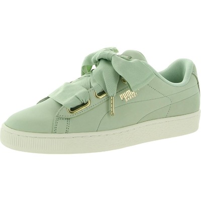 

Puma Womens Basket Heart Мягкие повседневные и модные кроссовки Обувь BHFO 4644, Smoke green/marshmallow, Basket Heart Soft