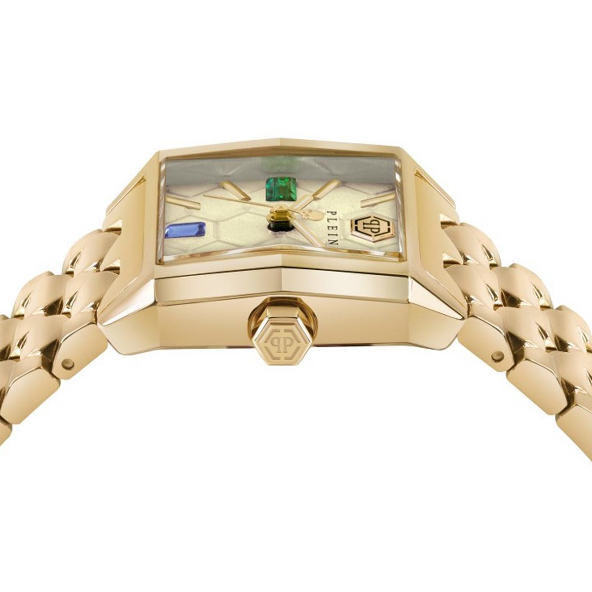 Pre-owned Philipp Plein Women's Watch Analog Quartz Offshore Square Pwmaa0522 Stainless