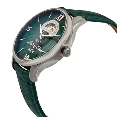 Pre-owned Mathey-tissot Edmond Le Open Heart Automatic Men's Watch Mc1886av