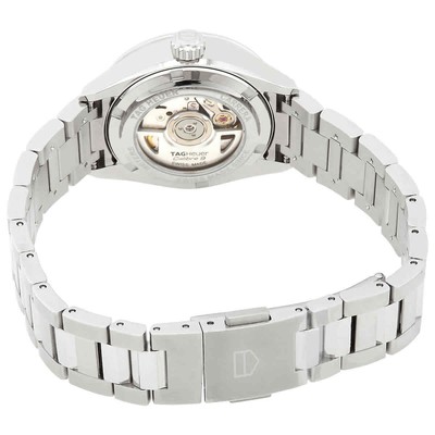 Pre-owned Tag Heuer Carrera Automatic Diamond White Mop Dial Ladies Watch Wbn2414.ba0621