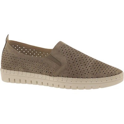 Easy Street Womens Fresh Beige Fashion Sneakers 7.5 Extra Wide (E+, WW) 4882
