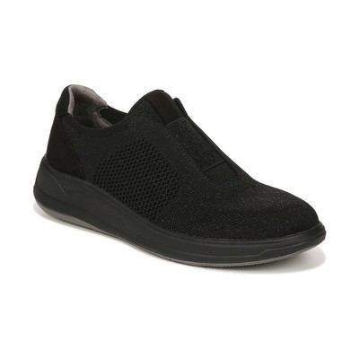 Женские кроссовки-слипоны Bzees Womens Trophy, черные вязаные кроссовки-слипоны, 9 Medium (B,M) BHFO 5909