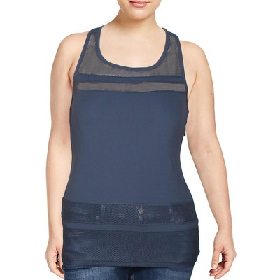 

Женская темно-синяя майка для бега для фитнеса, 90 градусов Reflex Athletic  BHFO 8126, Navy