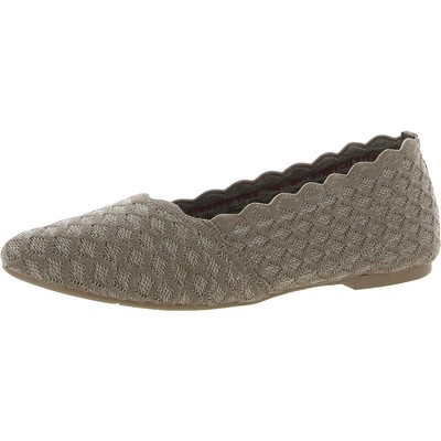 

Женские балетки Skechers Cleo-Honeycomb Taupe 7 Medium (B,M) BHFO 0666, Dark taupe