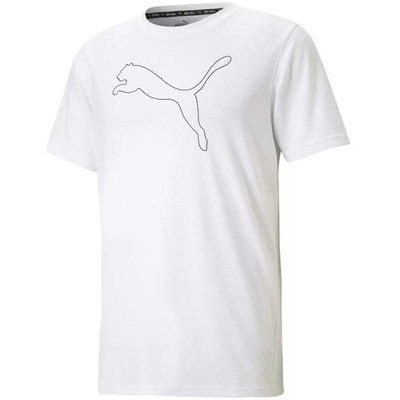 

Мужские рубашки и топы для тренировок Puma Cat для фитнеса Athletic Big - Tall BHFO 9821, Puma white/puma black, Cat