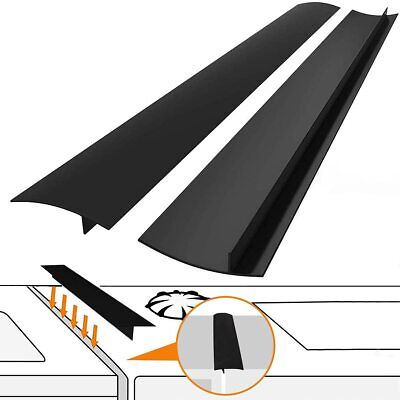 2 Pack Kitchen Silicone Stove Counter Gap Cover Wide and Long Gap Filler