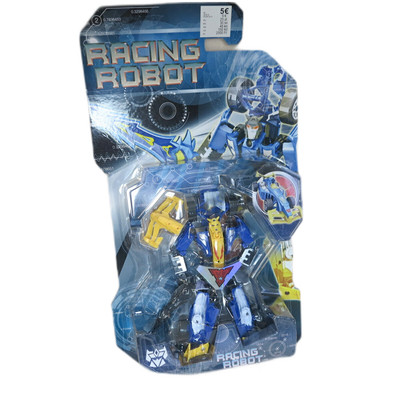 Racing Robot Auto Blau Verformungsroboter Rennwagen Spielzeug