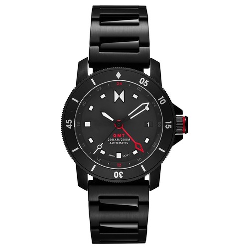 Pre-owned Mvmt Cali Diver Auto Men's Frontier Black Watch