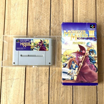 Sfc Super Famicom Monster Maker 3 Magician Of Light Soft Sofel Shvc-3M Japan 2m