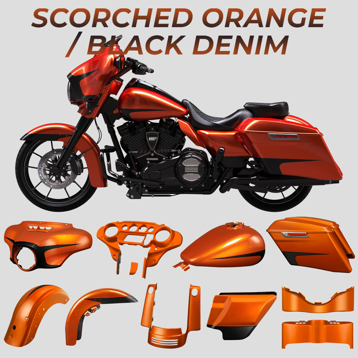 Fairing Body Paint Fit For Harley Street Glide 14-24