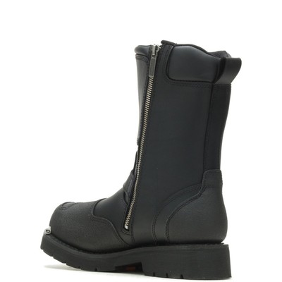 Pre-owned Harley-davidson Men's Shift Riding Boot Black - D95115, Black