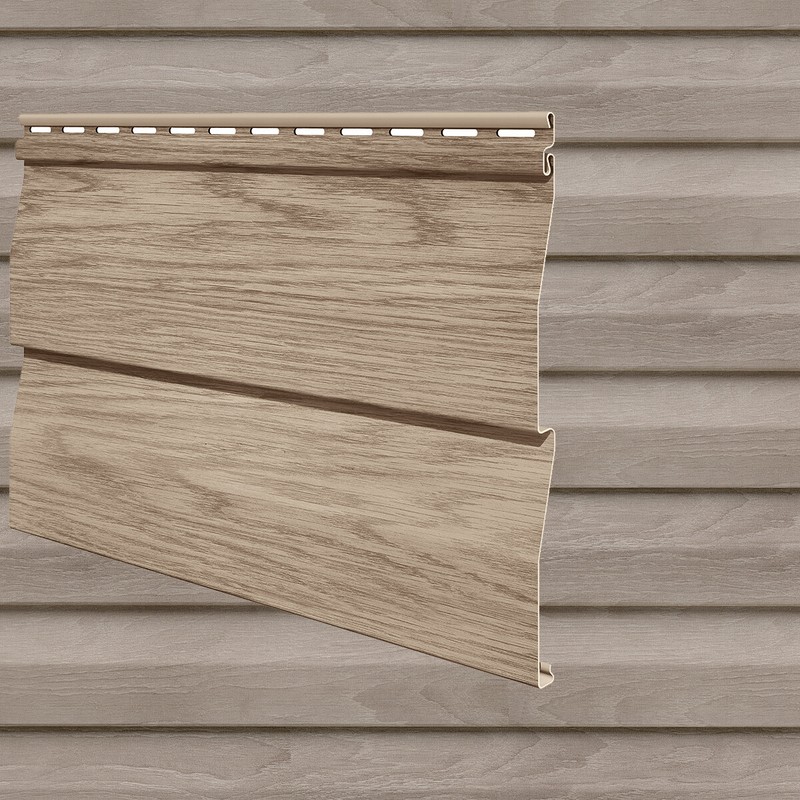 Fassadenverkleidung Canadian Siding StÃ¼Lpprofil 2-Brett 3,85 M StÃ¼Ck Mooreiche