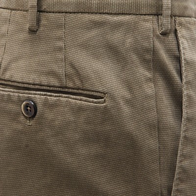 PT01 9721AH PANTALONE UOMO PT TORINO MEN TROUSER COTTON TEXTURED GREEN