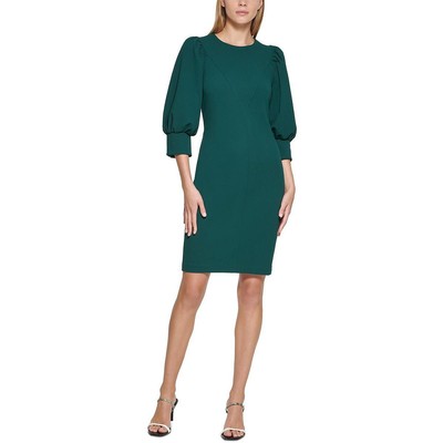 

Женское зеленое платье-футляр длиной выше колена Calvin Klein Petites  BHFO 1599, Mallard