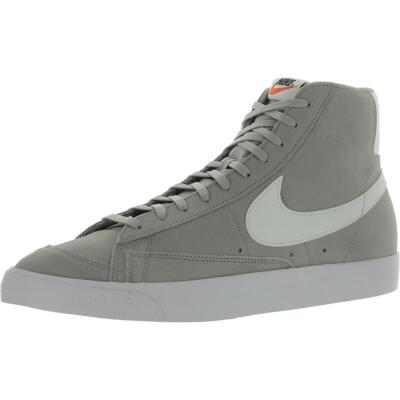 Мужские кроссовки Nike Mens BLAZER MID 77 из замши серого цвета с высоким берцем 13 Medium (D) BHFO 0678