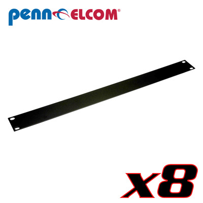 Eight Pack Penn Elcom R1285/1UK Blank Rack Panel 1U