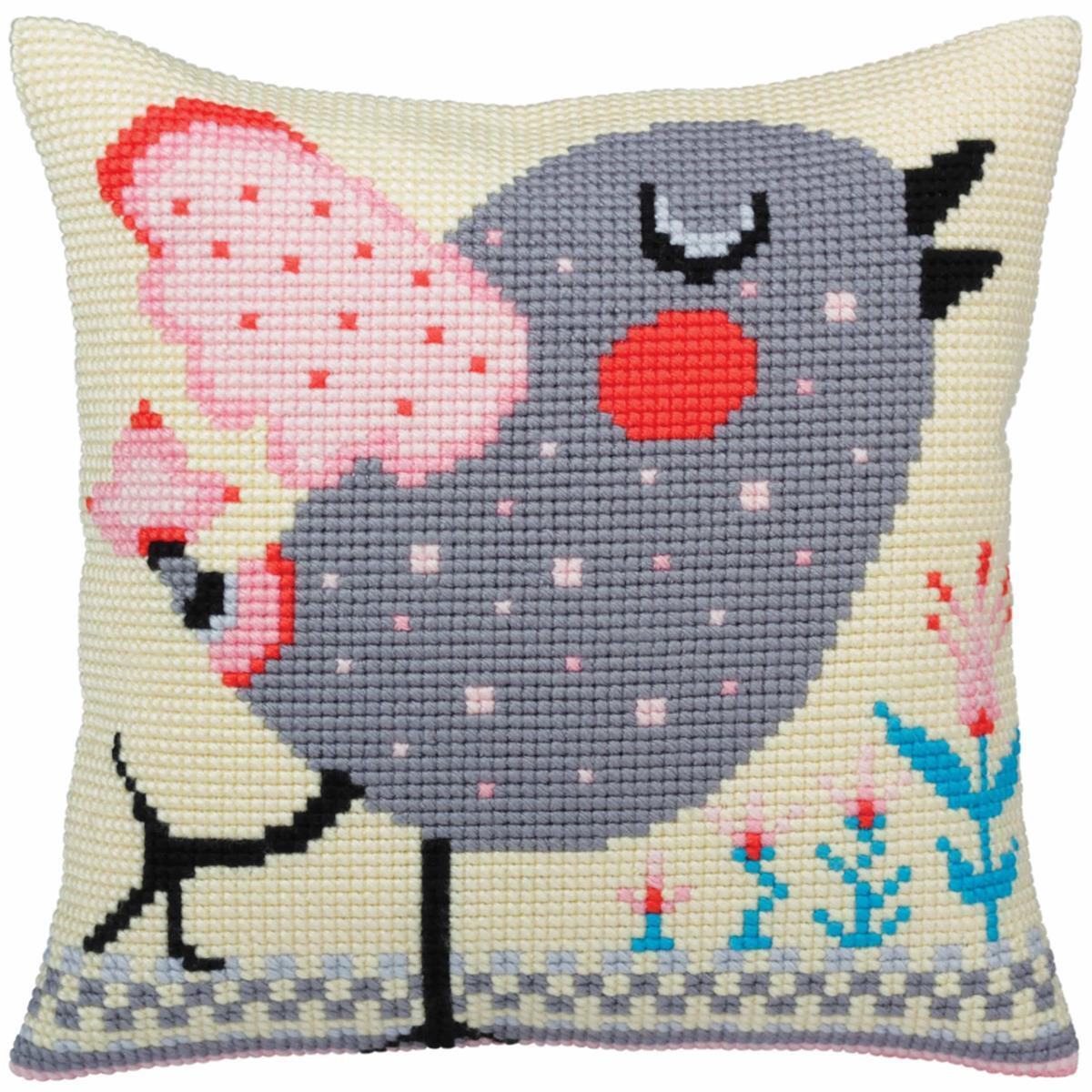 CdA stamped cross stitch kit cushion 
