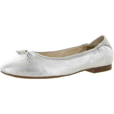 

Женские балетки на плоской подошве Cole Haan Keira Silver 10,5 Medium (B,M) BHFO 4997, Soft silver metal, Keira