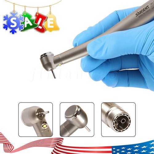 Pieza de mano LED turbina alta velocidad fibra óptica dental estilo NSK 2 Holes