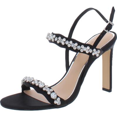 

Женские атласные сандалии с ремешком на пятке Jewel Badgley Mischka Odette BHFO 7304, Odette