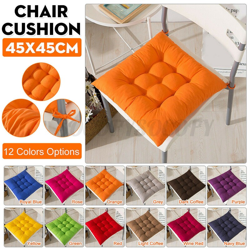 Seat Cotton Cushion Square Soft Thick Pad Padded Home Office