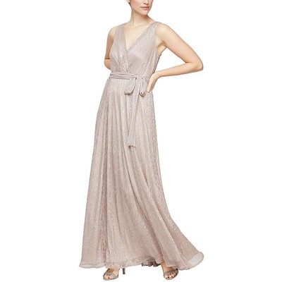 

Женское вечернее платье макси Alex - Eve с искусственной запахом BHFO 6725, Champagne