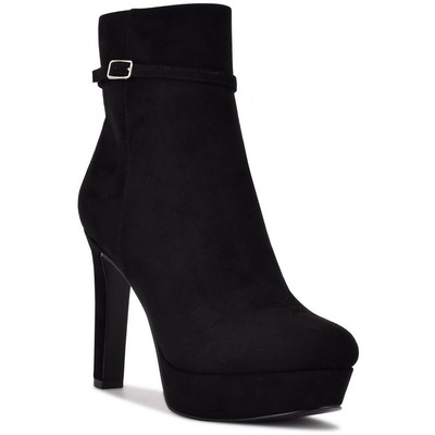 

Женские черные модельные ботильоны Nine West Gripe 9,5 средний (B,M) BHFO 9925, Черный, Gripe