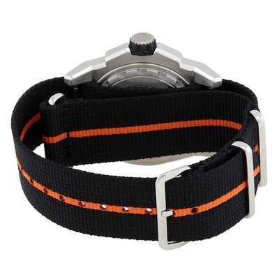 Pre-owned Armand Nicolet Jsh Automatic Black Dial Men's Watch A480pgn-no-bn24480aano