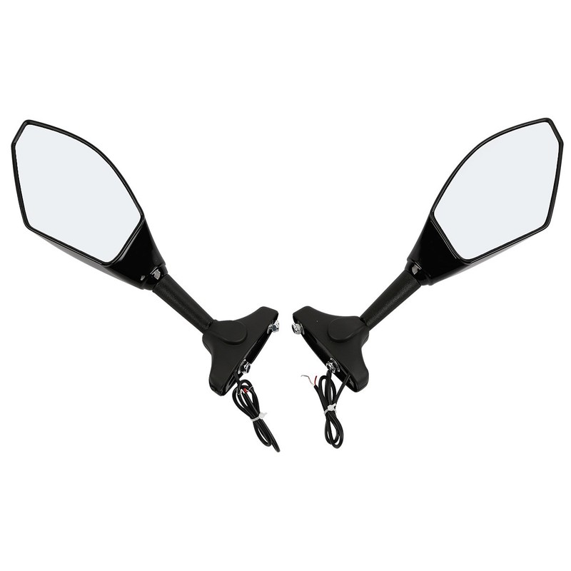 Rearview Mirror LED Turn Signal Fit For Suzuki GSXR 600 750 GSXR1000 2001-2005