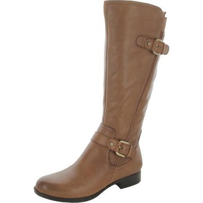 Женские джинсовые коричневые сапоги до колена Naturalizer 8 Medium (B,M) BHFO 0107