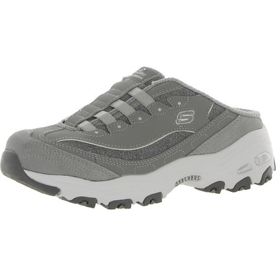 

Женские эластичные серые прогулочные туфли Skechers DLites, ширина 7,5 дюйма (C,D,W) BHFO 8781, Gray/white
