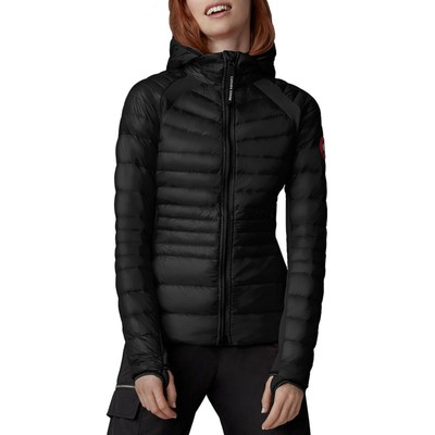 

Женская зимняя пуховая куртка Canada Goose Hybridge черного цвета  BHFO 3950, Черный, Hybridge