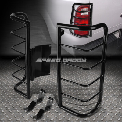 ДЛЯ 06-10 HUMMER H3 SUV ЧЕРНЫЙ ХВОСТ ИЗ НЕРЖАВЕЮЩЕЙ СТАЛИ/ТОРМОЗНОЙ СИГНАЛ/ЗАЩИТА ЛАМПЫ