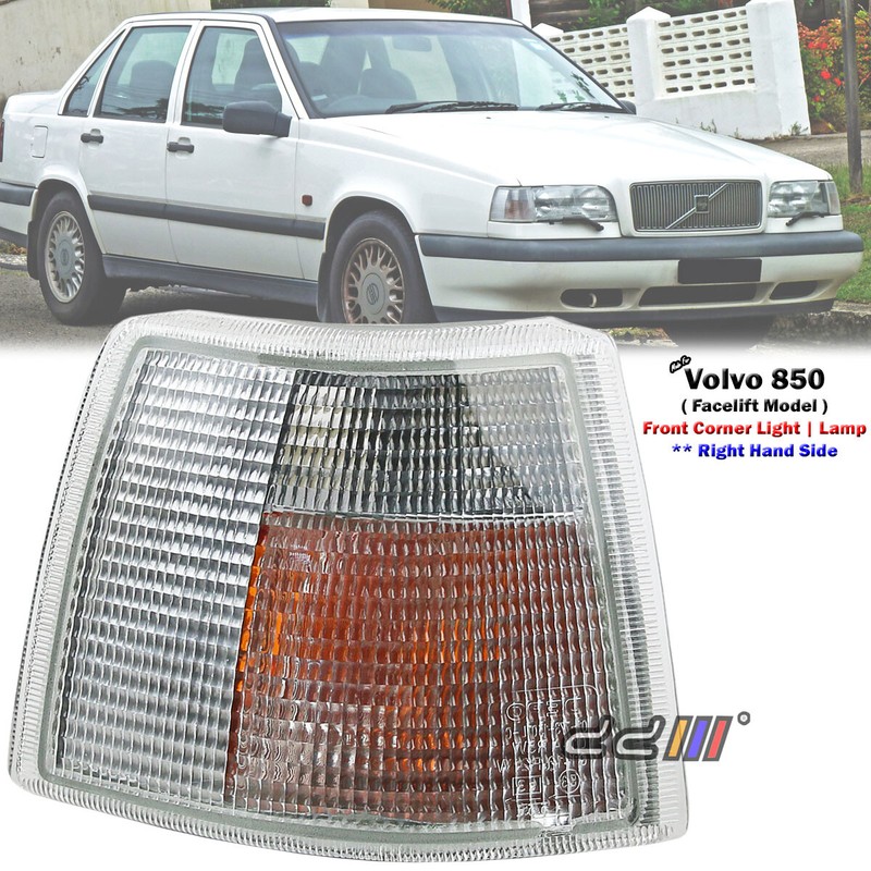 Front Right RHS Clear Corner Light Lamp For Volvo 850 Sedan Wagon 1994-1997