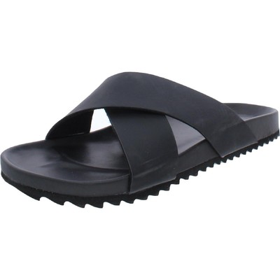 Stylus Womens Frivil Casual Footbed Slip On Slide Sandals Shoes BHFO 5250