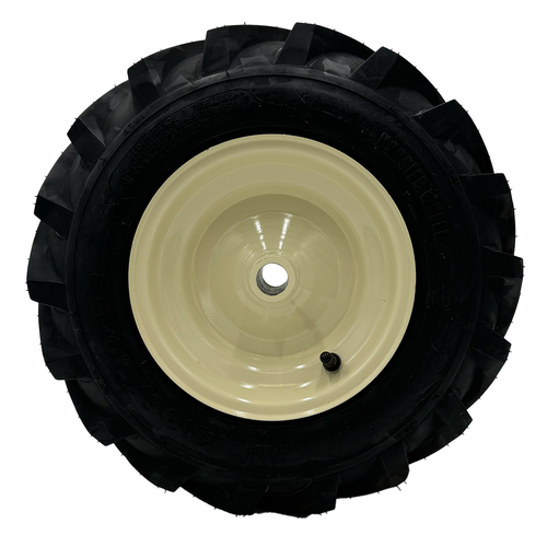 4.80x4-8 Tiller Wheel - 1" Axle  - Compatible with Cub Cadet, Troy-Bilt