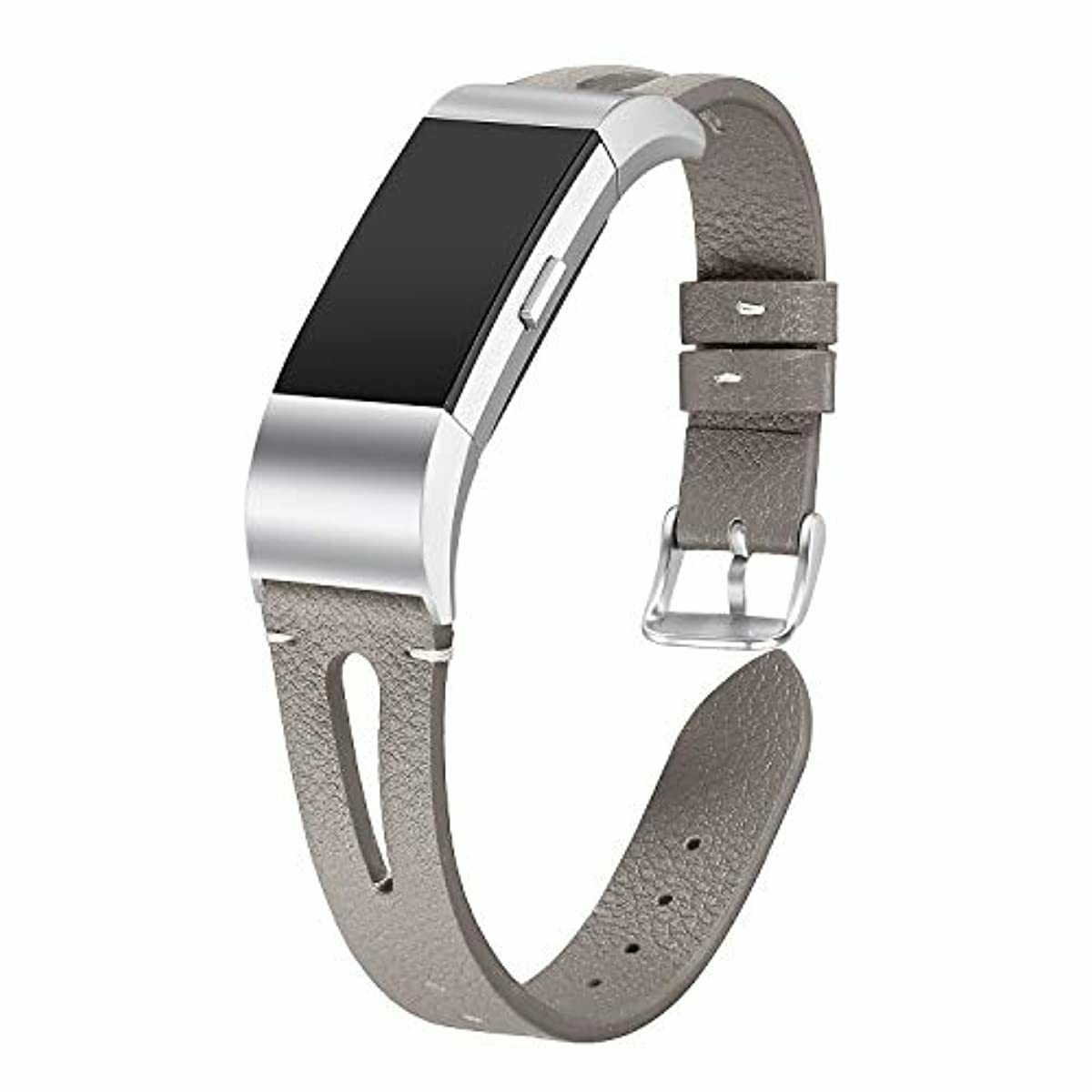 bayite Leather Bands Compatible Fitbit Charge 2, Replacement Genuine Wristband S | eBay