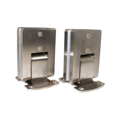 DORMA Glass 12.700 Marcato Motion Swing Door Hinges Pair Incl. Mounting Plate