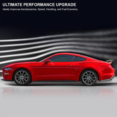 Fits 2015-2022 Ford Mustang GT Glossy Black Rear Trunk Decklid Panel Trim Cover