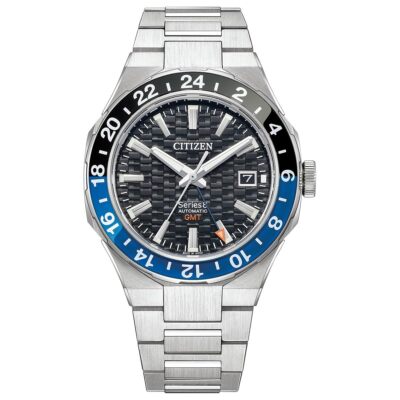 Pre-owned Citizen Series 8 880 Mechanical Nb6031-56e Automatic Men Analog Watch Gmt