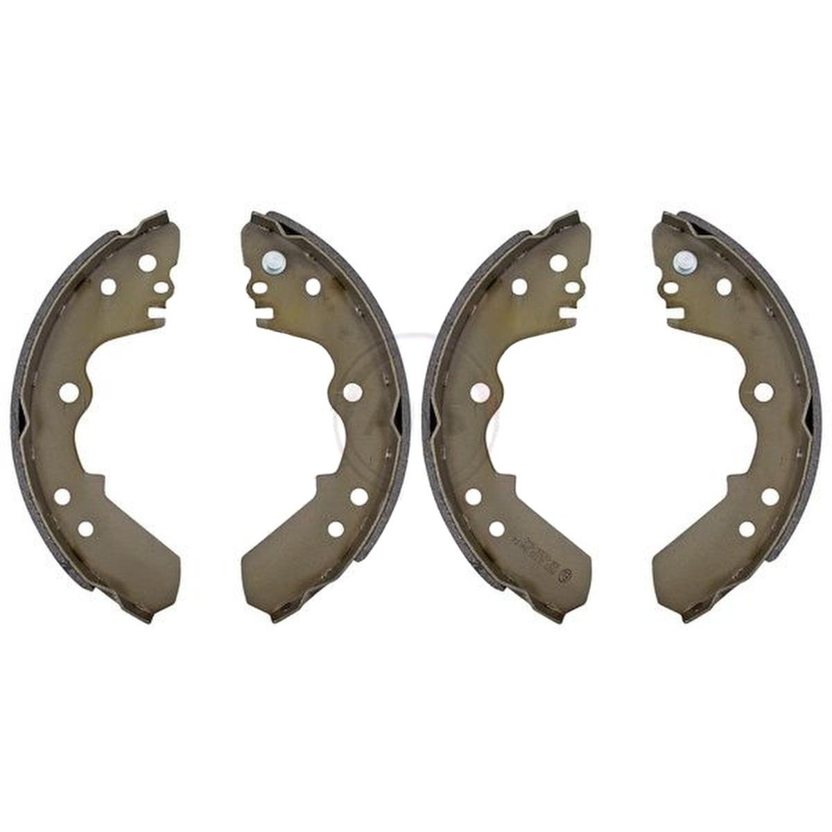 Jeu de mâchoires de frein pour freins à tambour Ø 254 mm 50 mm ABS pour, entre autres, OPEL CAMPO