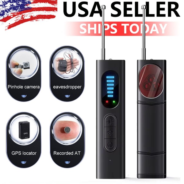 Anti-Spy RF Signal Detector Hidden Camera GSM Audio Bug Finder Tracker Scanner