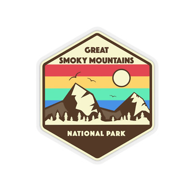 Great Smoky Mountains National Park Sticker, Smoky Mountains Sticker, National P