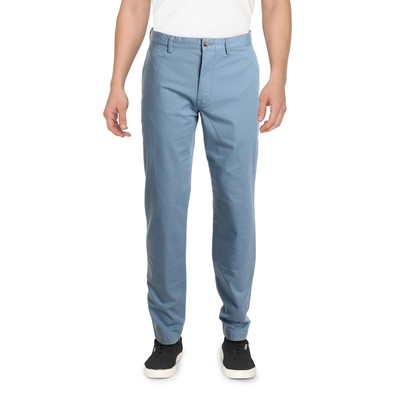 

Мужские синие брюки чинос прямого кроя из твила Polo Ralph Lauren  BHFO 8519, Синий, 710690138062
